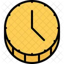 Time Clock Coin Icon
