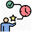 Time Management Success Icon