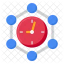 Time Schedule Molecules Icon