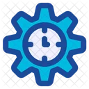 Time Management Gear Icon