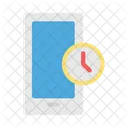 Time Mobile Clock Icon
