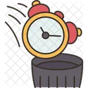 Time Wasting Clock Icon