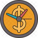Time Management Money Icon