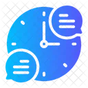 Time Chat Message Icon