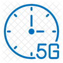 5 G Time Clock Icon