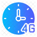 Time Clock Internet Icon