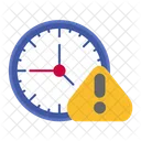 Clock Warning Time Icon