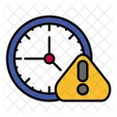 Clock Warning Time Icon