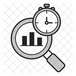 Time analysis  Icon