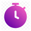 Time And Date Stopwatch Delivery Icon