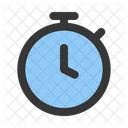 Time And Date Stopwatch Delivery Icon