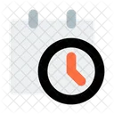 Time And Date Calendar Schedule Icon