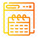 Time And Date Browser Window Event Icon