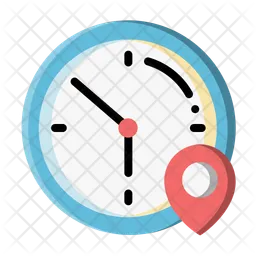 Time and location  Icon