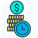 Time And Money Invest Time Investment Time Icon