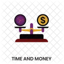Time And Money Money Investment Time Icon