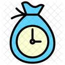 Time Bag Time Clock Icon