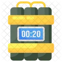 Time Bomb Dynamite Explosive Material Icon