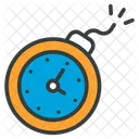 Explosion Clock Countdown Icon