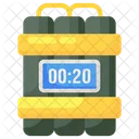 Time Bomb Dynamite Explosive Material Icon
