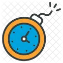Explosion Clock Countdown Icon