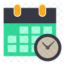 Time Calendar Time Event Management Icon