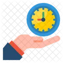 Time Care Time Management Hand Icon