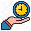 Time Care Time Management Hand Icon