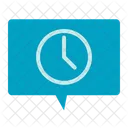 Time Chat Clock Chatting Icon