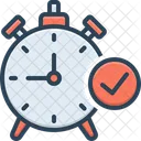 Time Check Symbol  Icon
