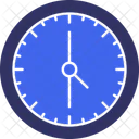 Time Clock Workplace Tracking Icon