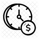 Time Clock Coin  Icon