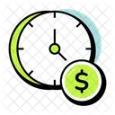 Time Clock Coin  Icon