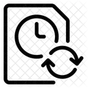 Time Clock File Refresh Icon