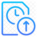 Time Clock File Upload Icon
