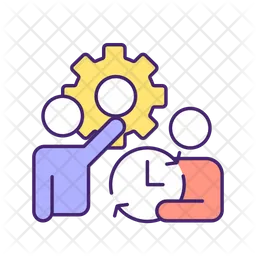 Time consuming tasks  Icon