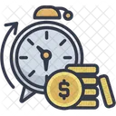 Time Currency Time Clock Icon