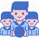 Equipe De Boliche Equipe Trabalho Em Equipe Ícone