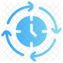 Time Efficiency Clock Management 아이콘