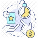 Time expected purchases  Icon