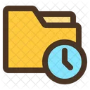 Folder Time Storage Icon