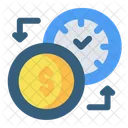 Time For Money Time Money Icon