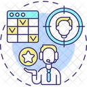 Prospecting Time Sales Symbol
