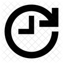 Time Arrow Clock Icon
