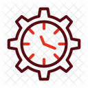 Time Clock Schedule Icon