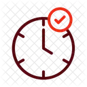 Time Clock Schedule Icon