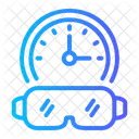 Time Clock Vr Glasses Icon