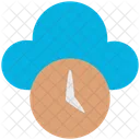 Cloud Computing Time Icon