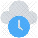 Cloud Computing Time Icon