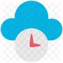 Weather Cloud Time Icon